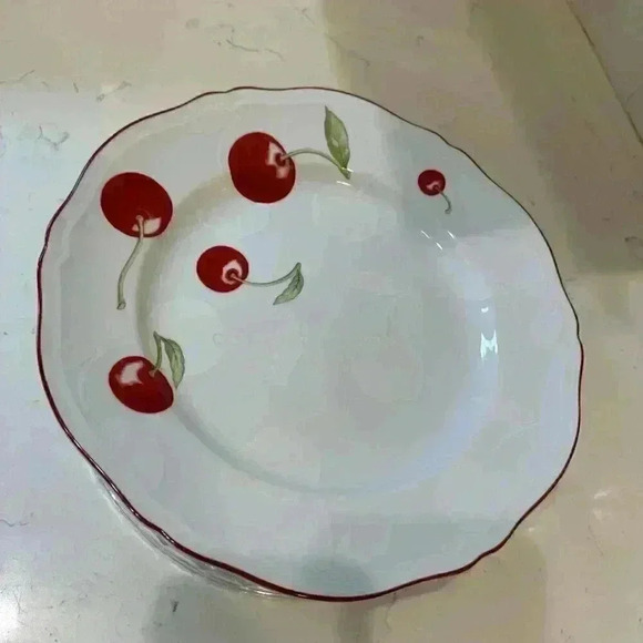Richard Ginori Antico Cherry 10.5in Plate Dish Pre-Owned - Picture 3 of 14